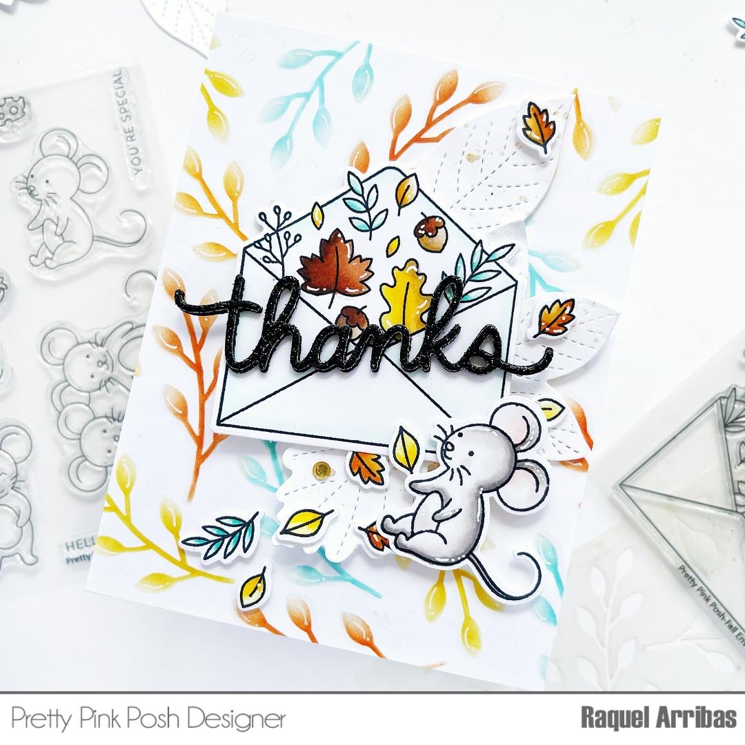 Rustic Fall Envelope | Pretty Pink Posh