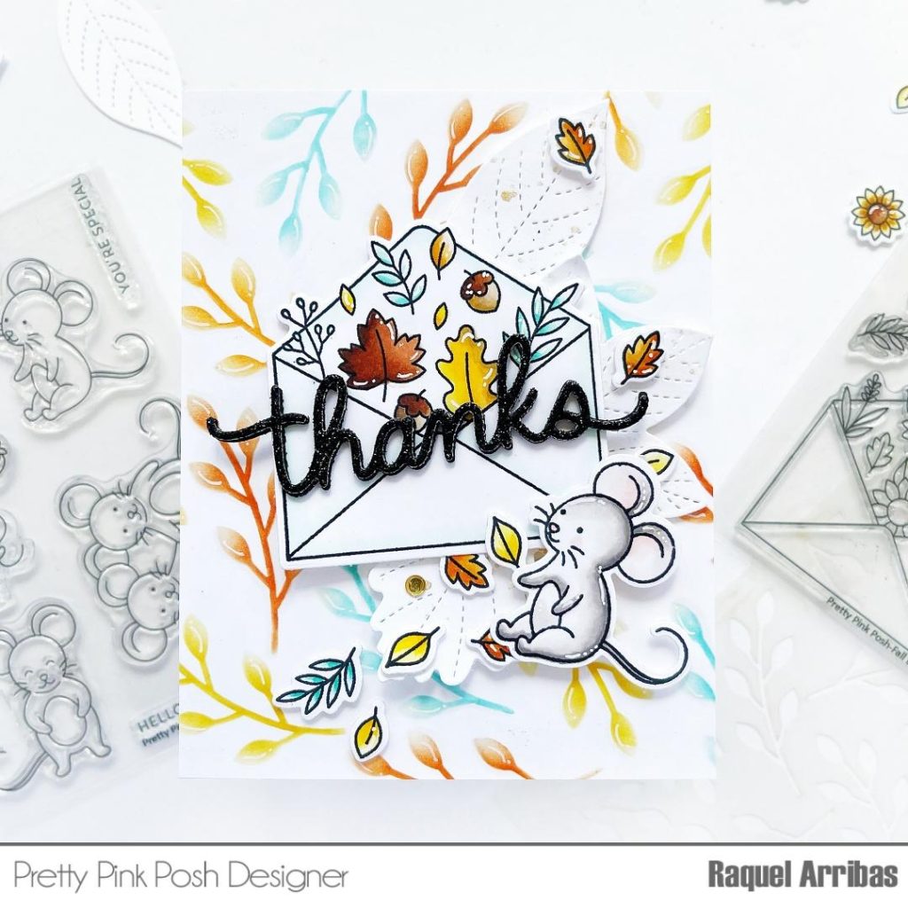 Pretty Pink Posh: Rustic Fall Envelope