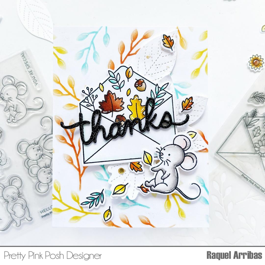 Rustic Fall Envelope | Pretty Pink Posh