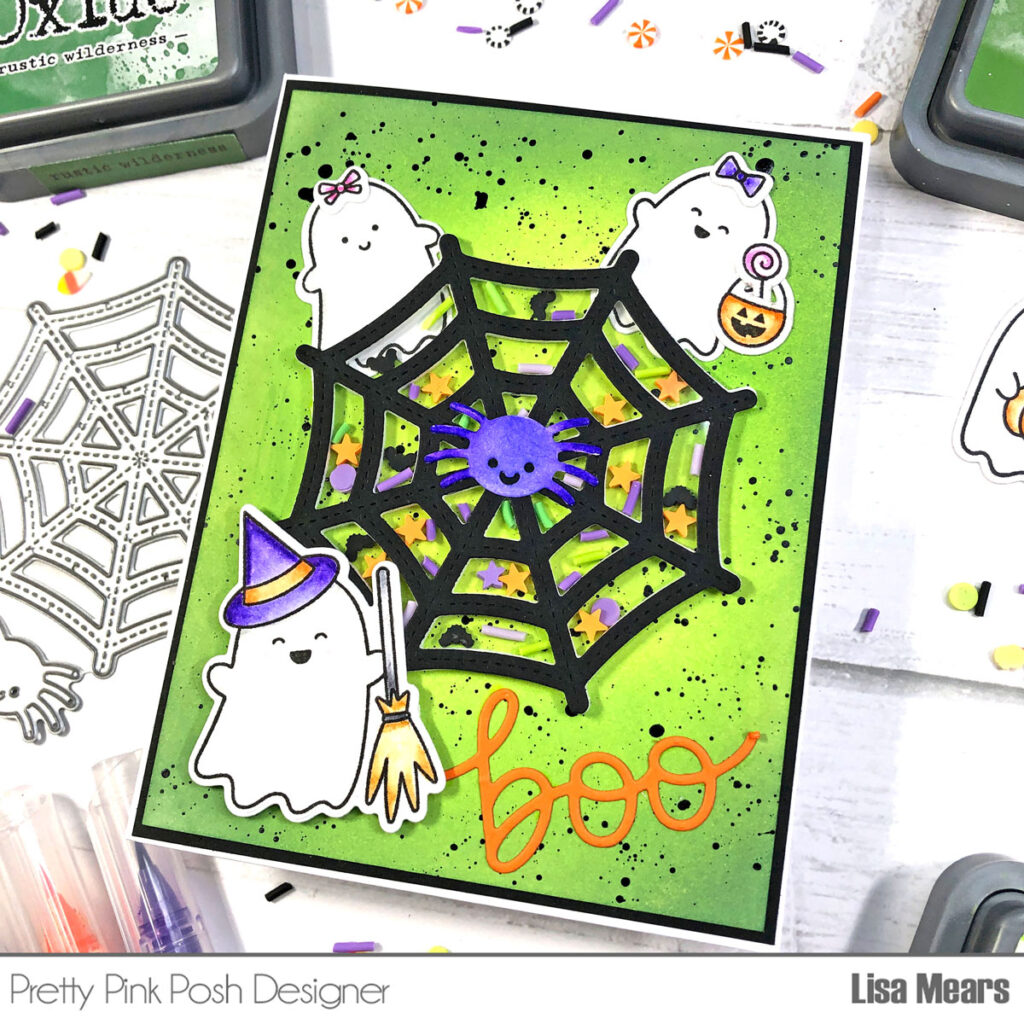 Pretty Pink Posh: Halloween Shaker Card + Video