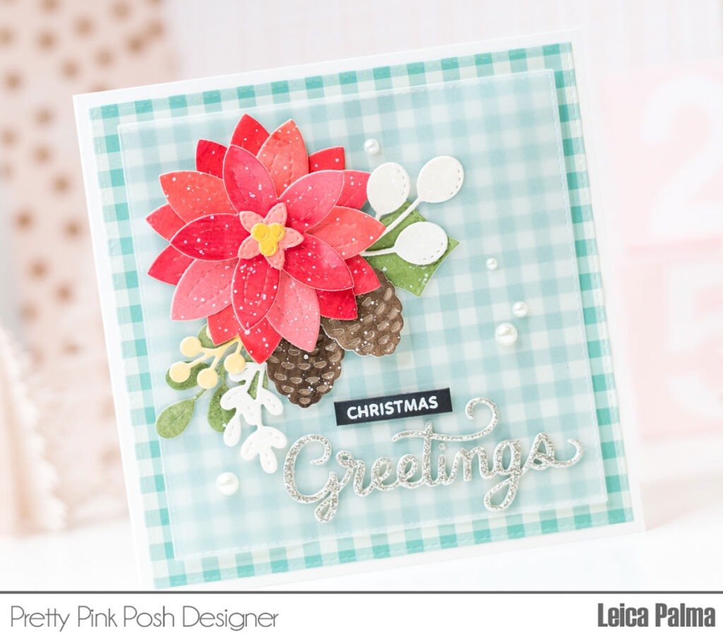 Pretty Pink Posh: Christmas Greetings Foliage