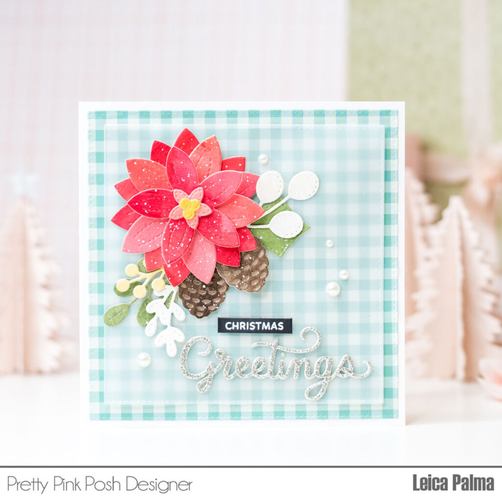 Pretty Pink Posh: Christmas Greetings Foliage