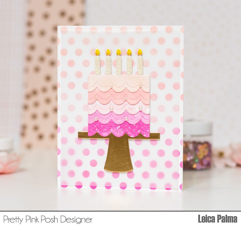 Pretty Pink Posh: Ombre Fancy Cake