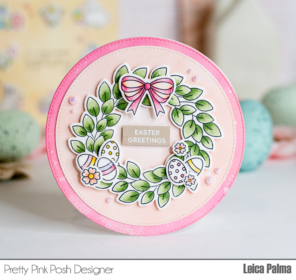 Pretty Pink Posh: Easter Leafy Wreath