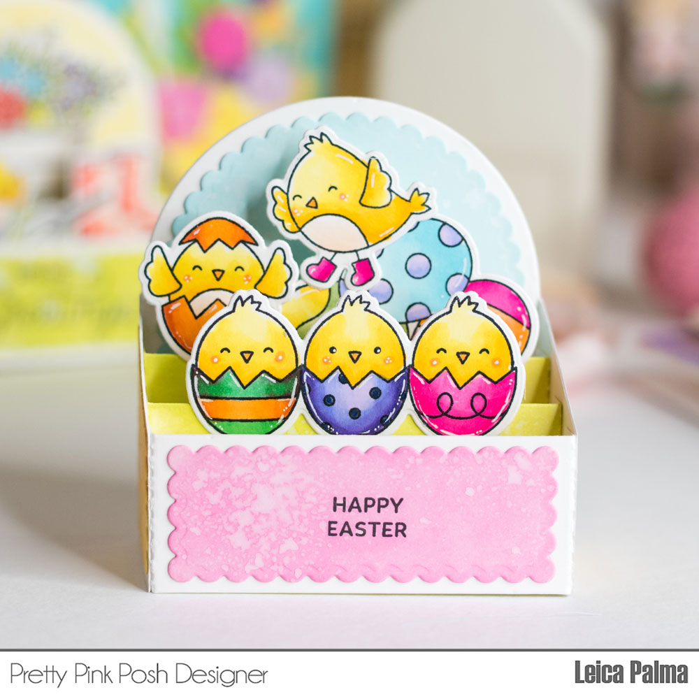 Pretty Pink Posh: Spring Chicks Box Card