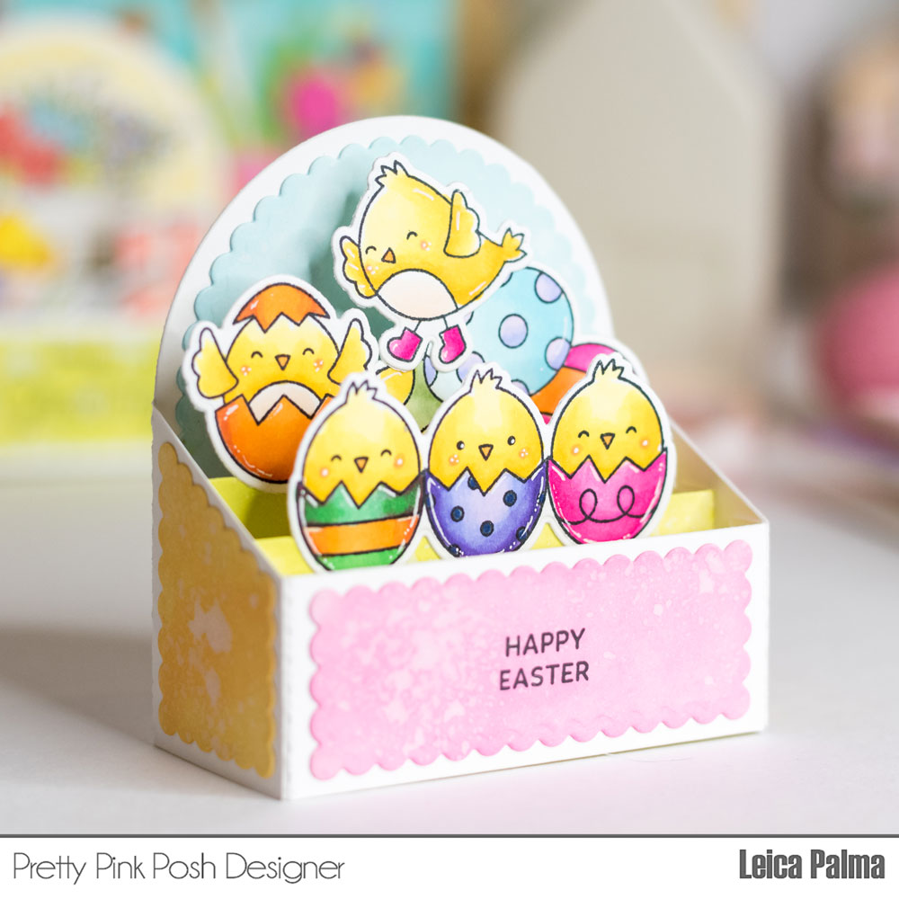 Pretty Pink Posh: Spring Chicks Box Card