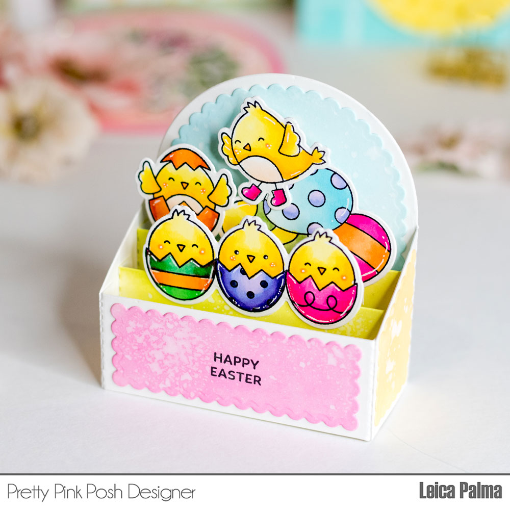 Pretty Pink Posh: Spring Chicks Box Card