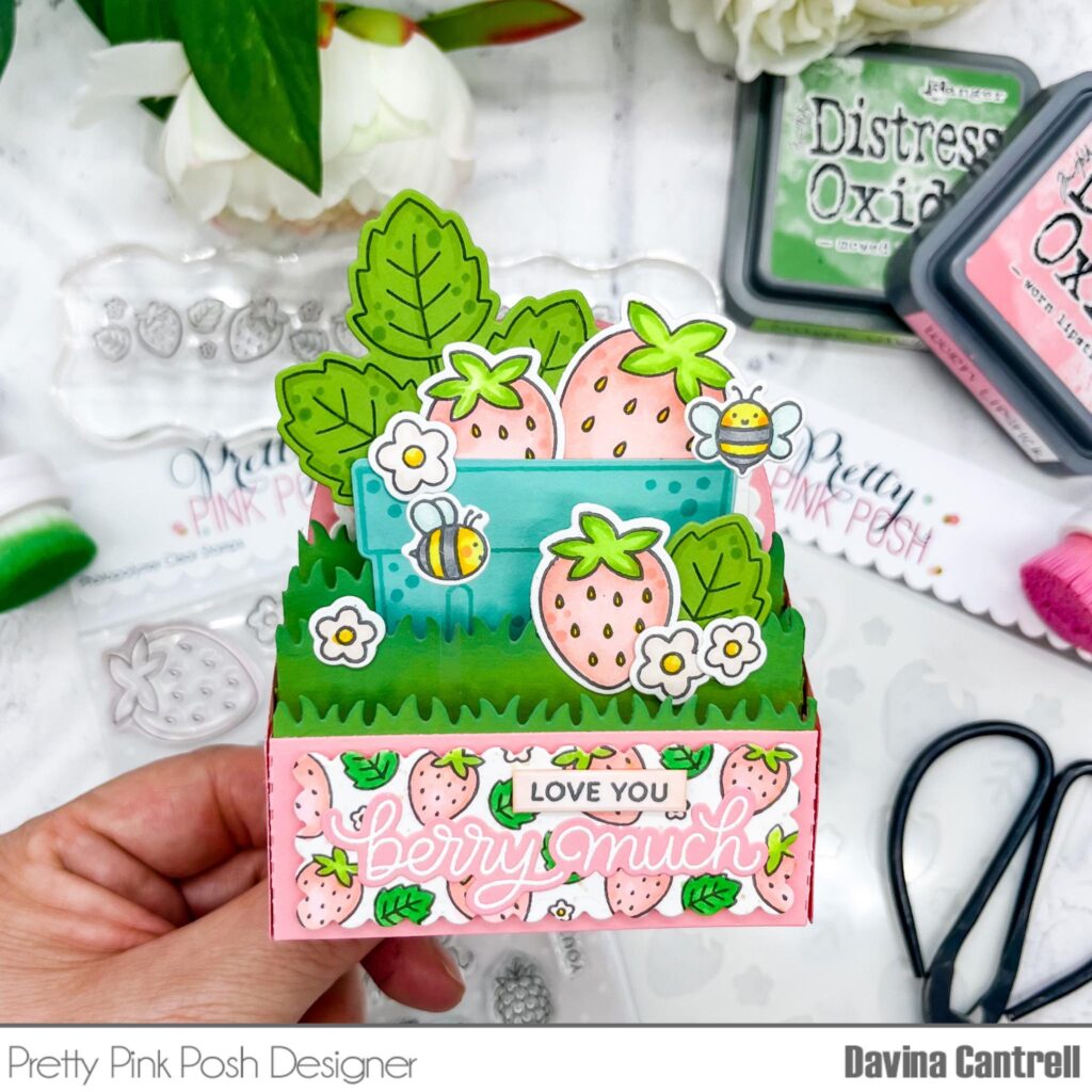 Pretty Pink Posh: Strawberry Box Card