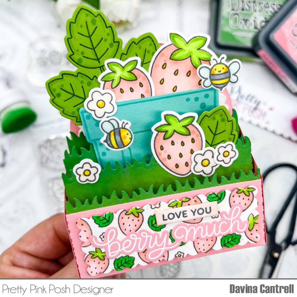 Pretty Pink Posh: Strawberry Box Card