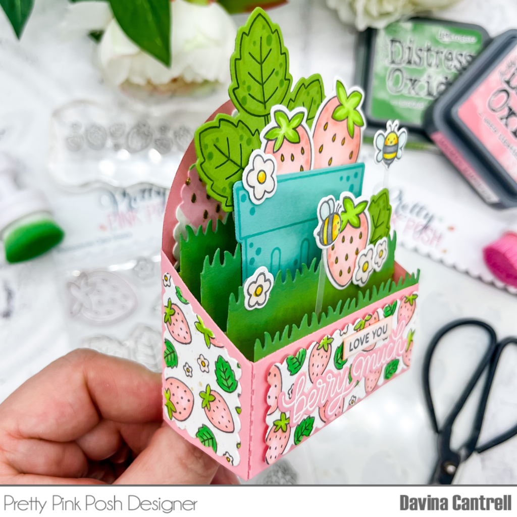 Pretty Pink Posh: Strawberry Box Card