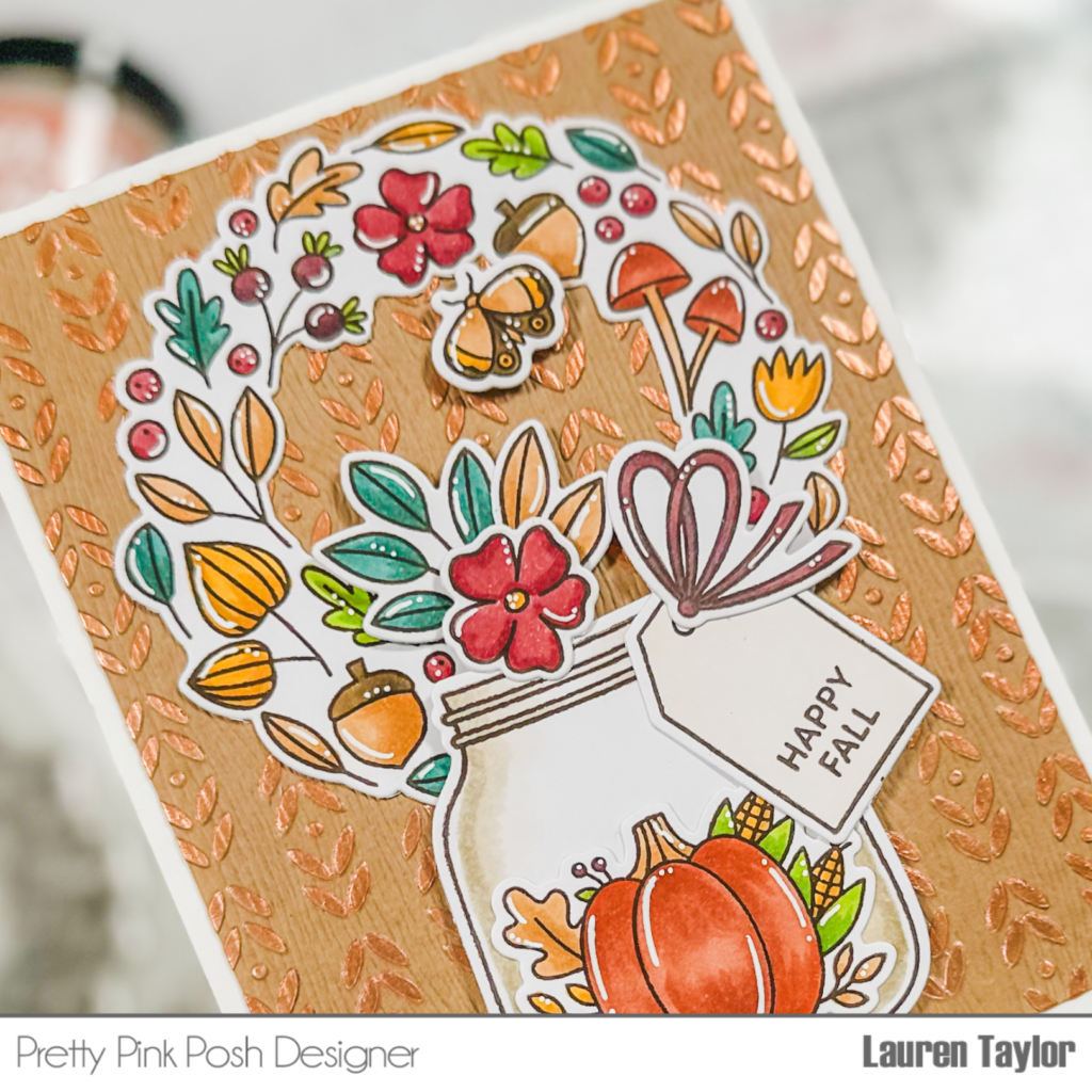 Mixing Old & New Fall Stamps