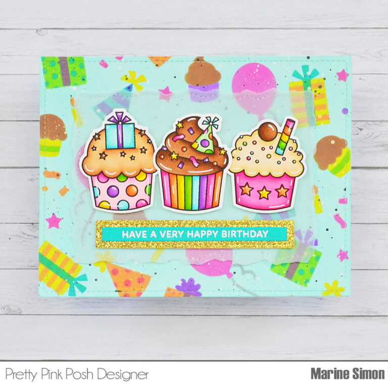 Bright Cupcakes Card Duo