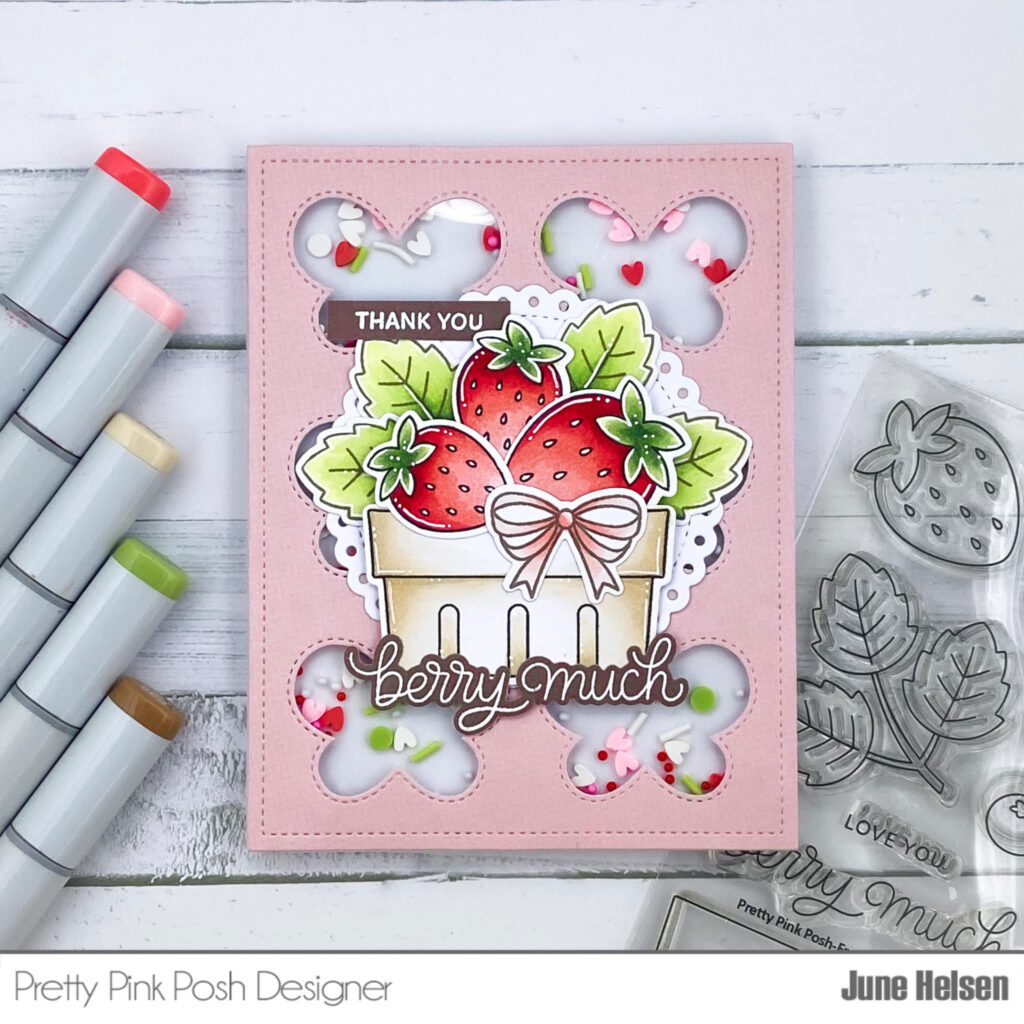 Pretty Pink Posh: Berries & Butterflies