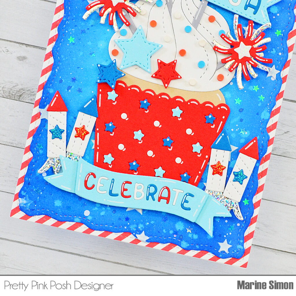 Pretty Pink Posh: Patriotic Celebration Cupcake