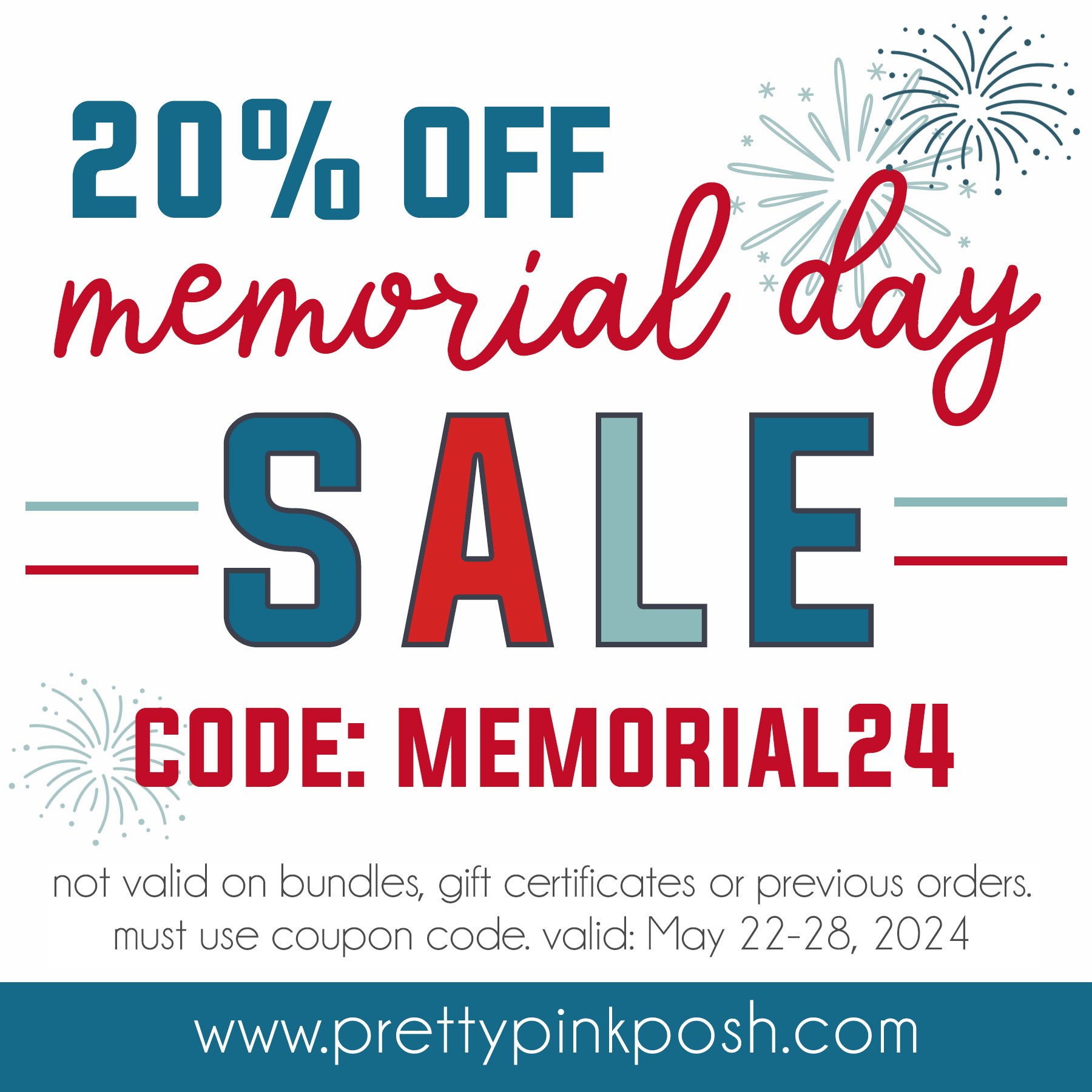 Memorial Day Savings! Pretty Pink Posh