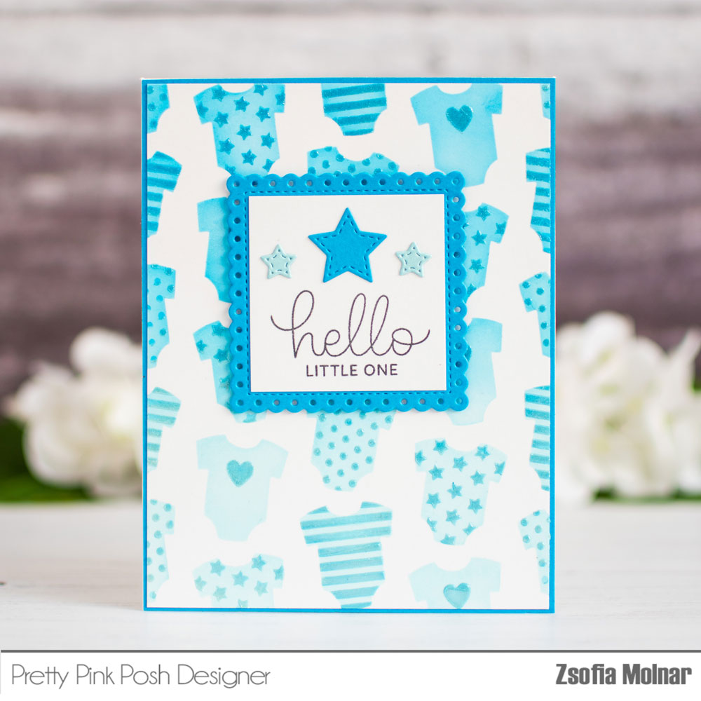 Pretty Pink Posh: Hello Little One Card Duo