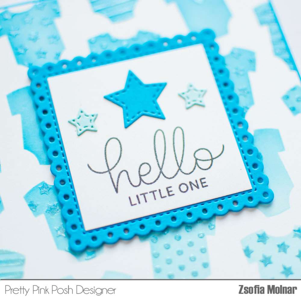 Pretty Pink Posh: Hello Little One Card Duo