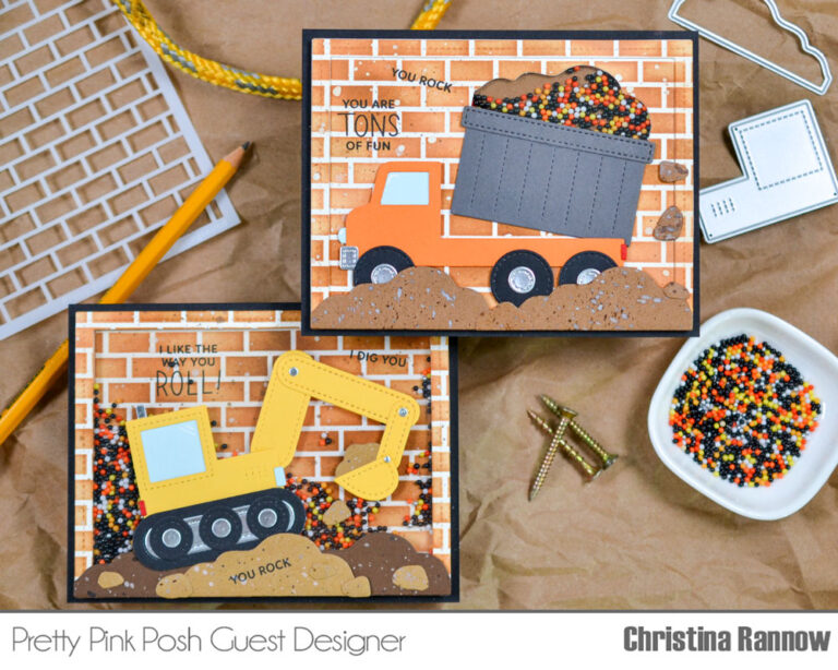 Construction Vehicles Card Duo