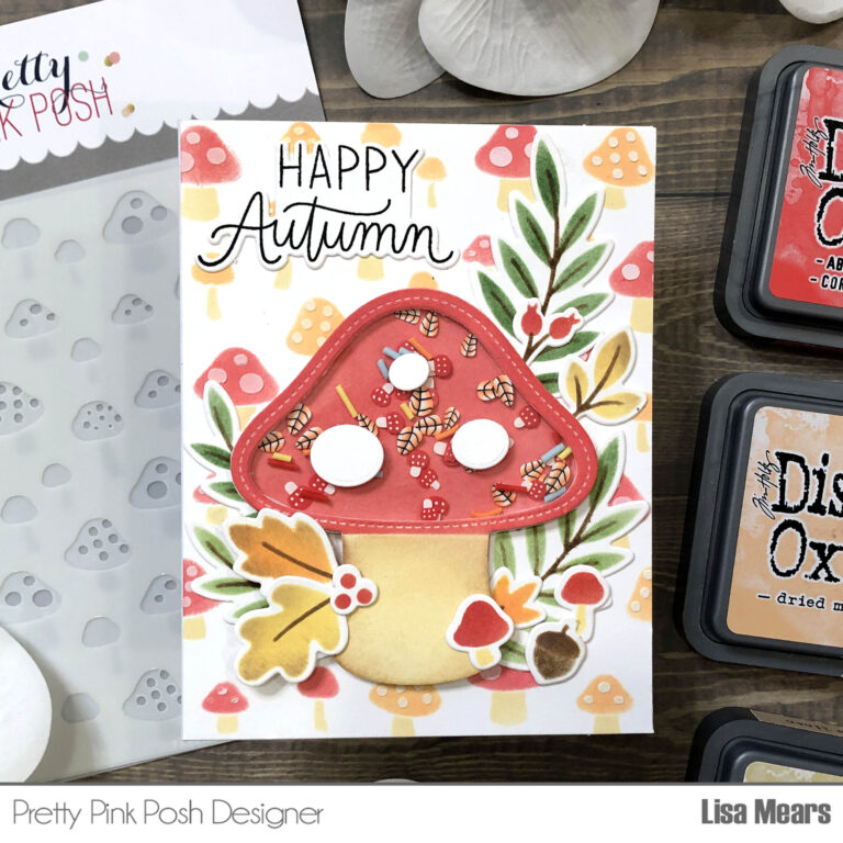 Happy Autumn Mushroom Shaker