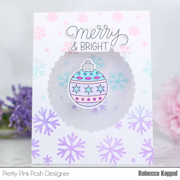 Christmas Ornament Spinner Card