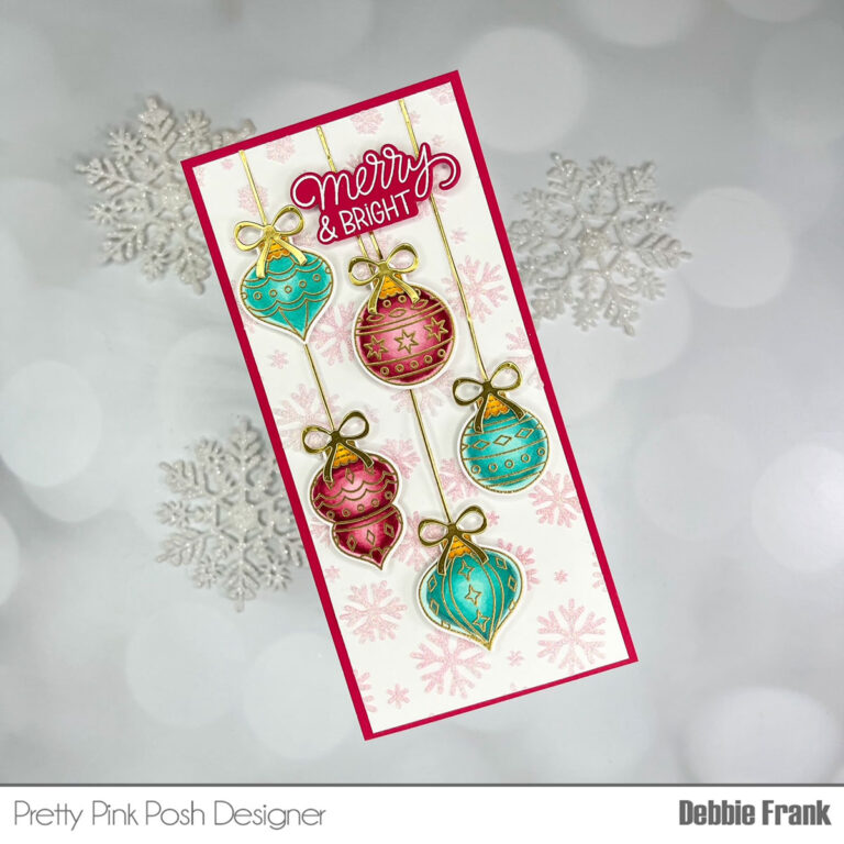 Slimline Holiday Ornaments