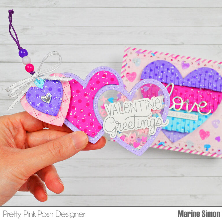 Colorful Valentine Card + Tag