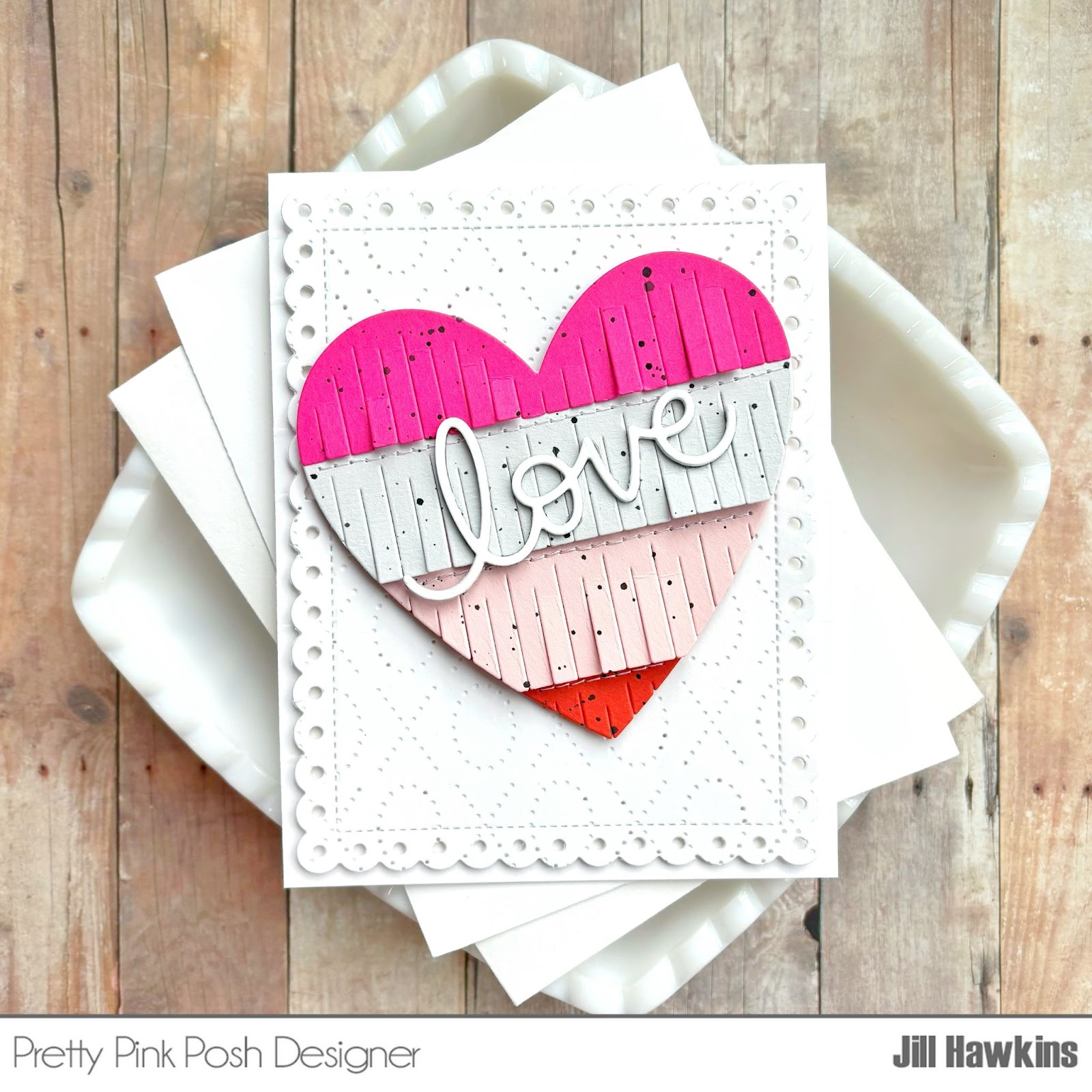 Fringe Love Heart | Pretty Pink Posh