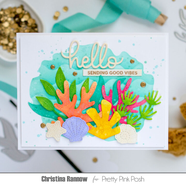 June Intro: Stitched Coral + Chevron Pierced Plate + Good Vibes Shadow