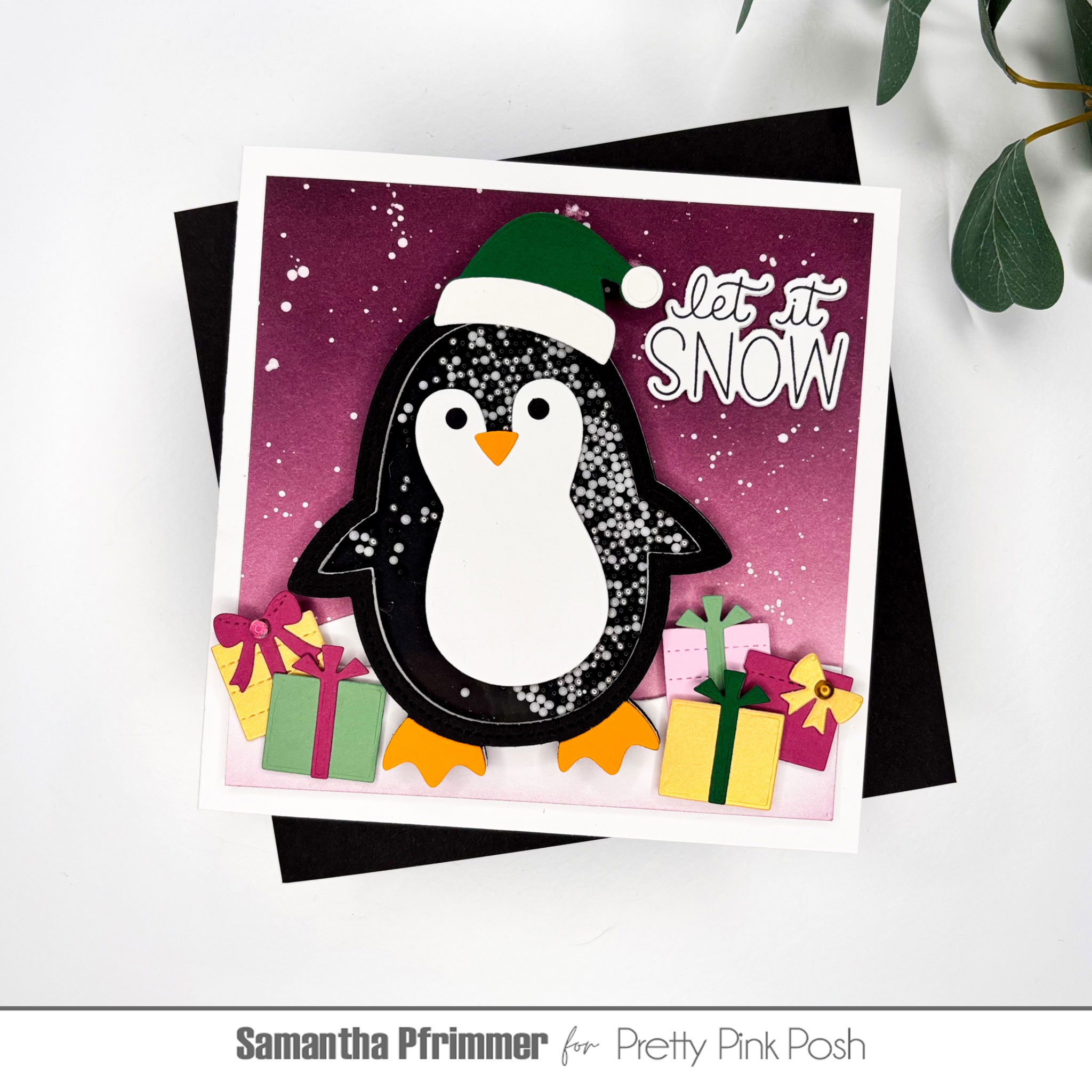 Let It Snow Penguin Shaker | Pretty Pink Posh