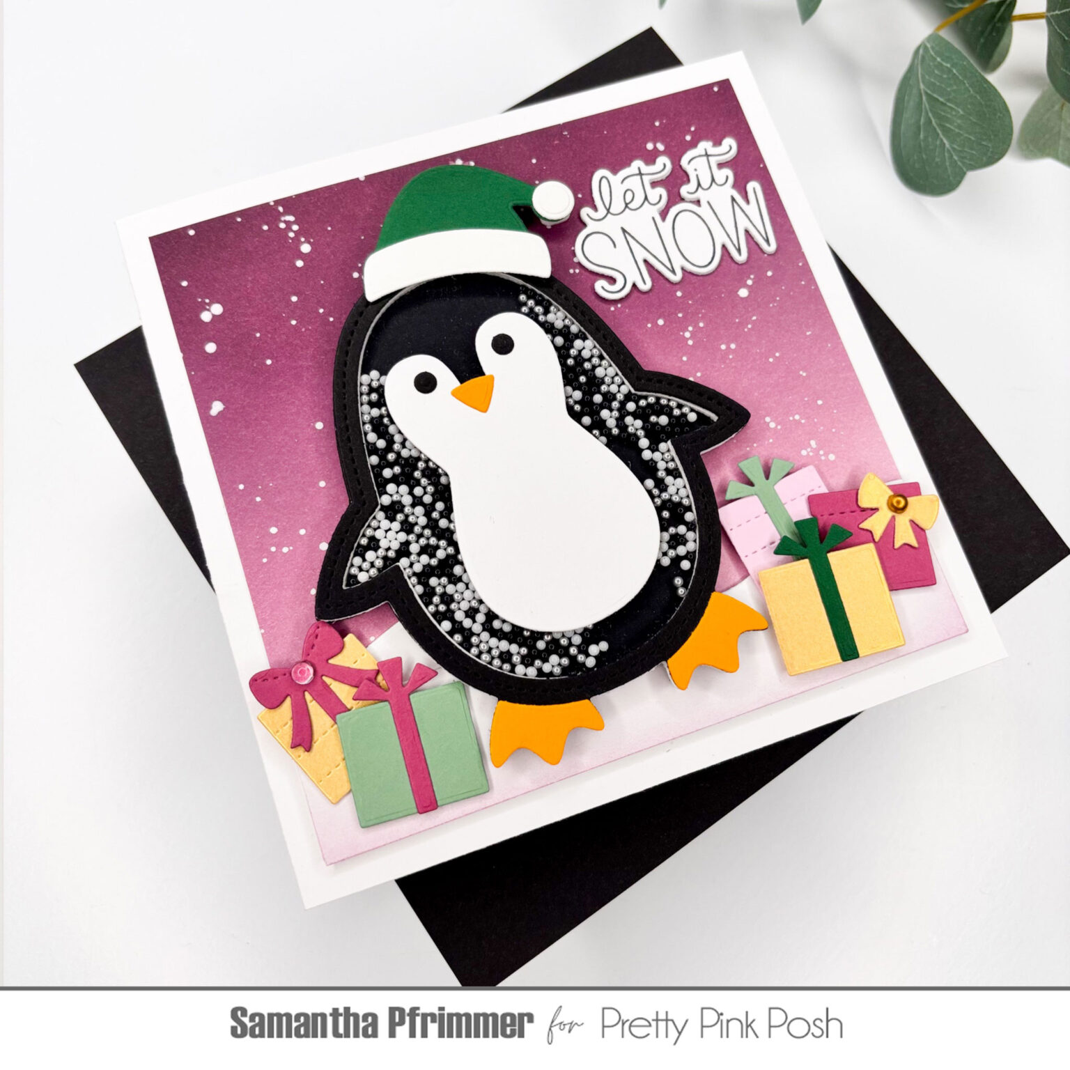 Let It Snow Penguin Shaker | Pretty Pink Posh