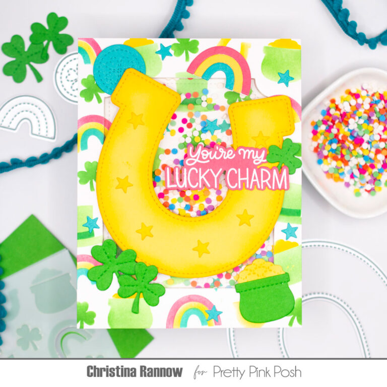 January Intro: Decorative Shamrock + Horseshoe Shaker + Lucky Holder Additions + Shamrock Border