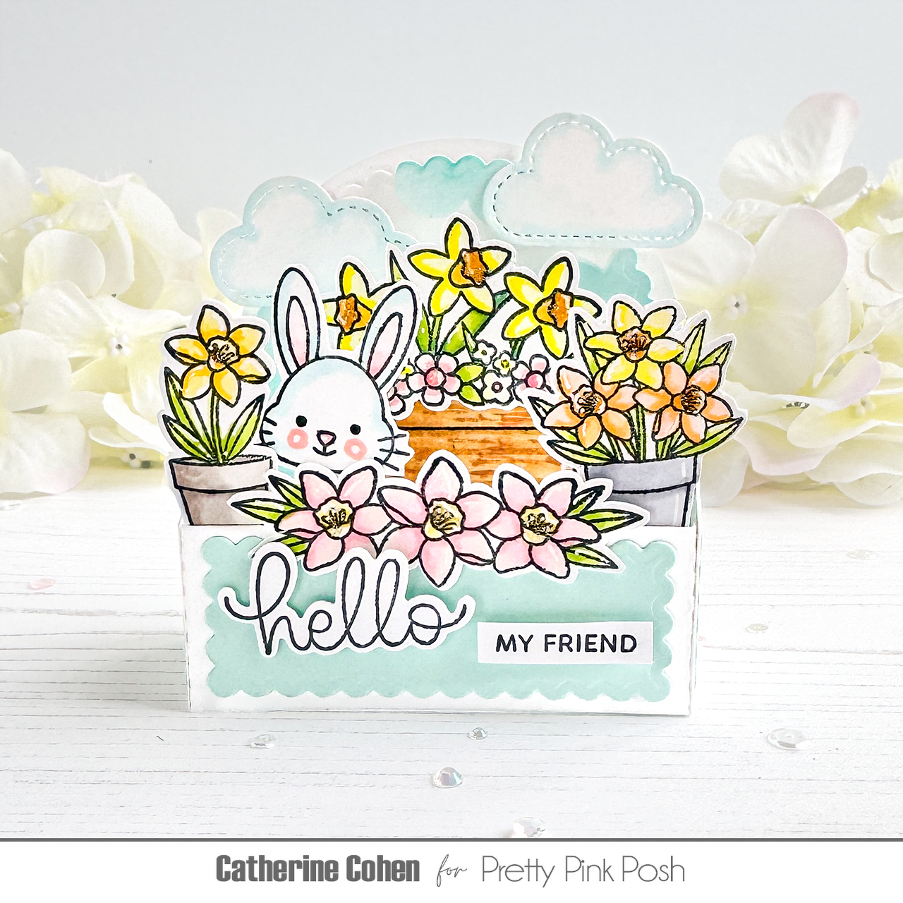 Spring Blooms Box Card | Pretty Pink Posh