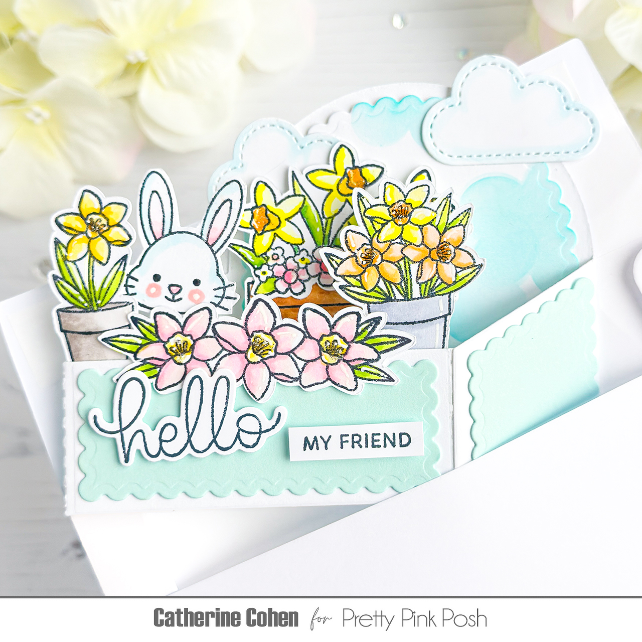 Spring Blooms Box Card | Pretty Pink Posh
